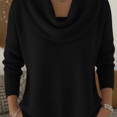 Cowl Neck Merino Wool Jumper