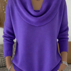 Cowl Neck Merino Wool Jumper