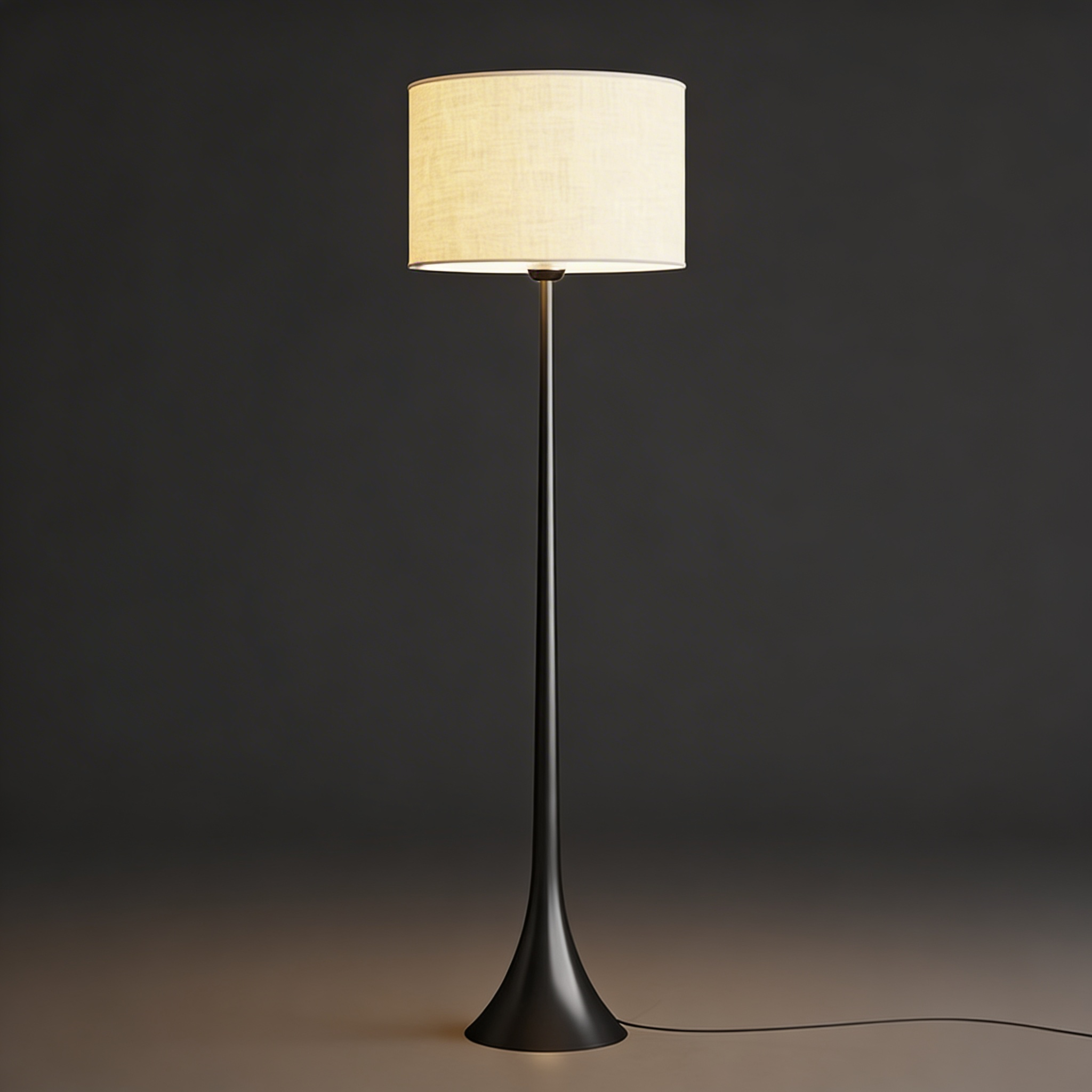 Lampadaire Anderos en Soie – Design Minimaliste
