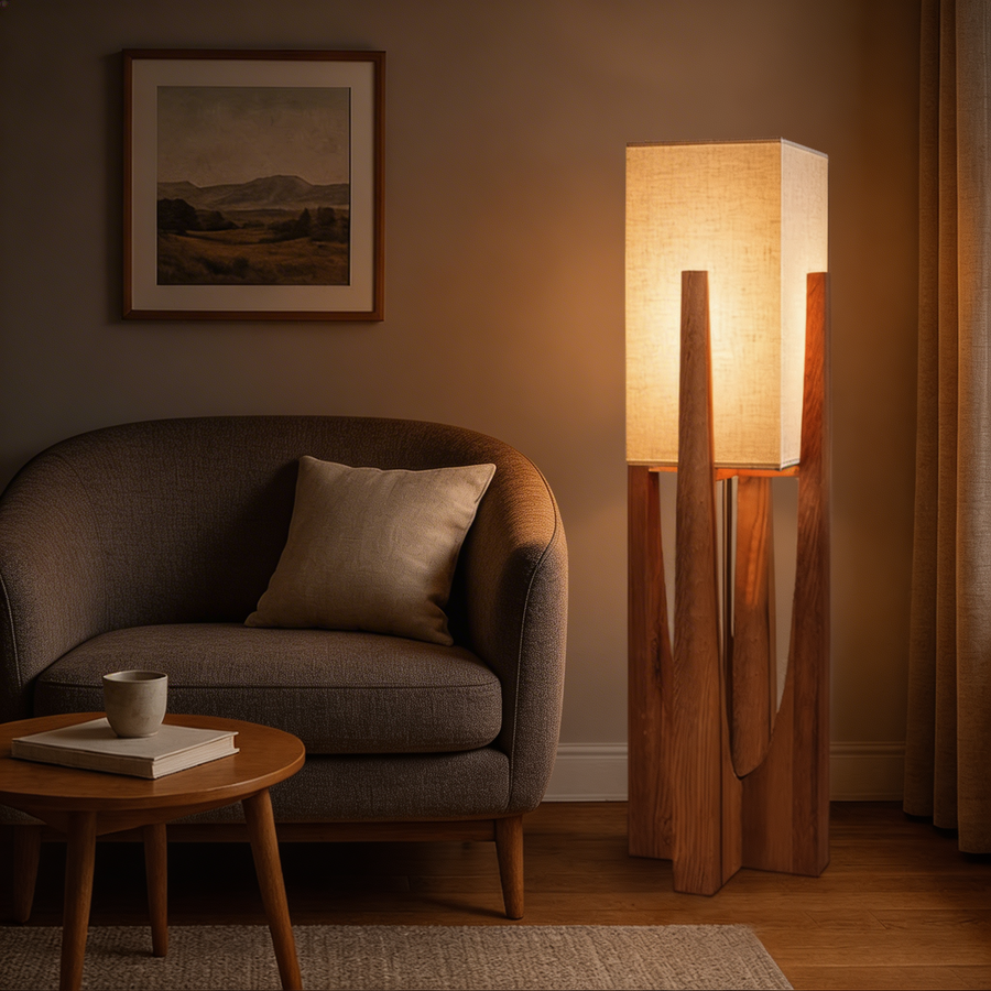 Lampe sur pied Wabi-Sabi – Design de style japonais