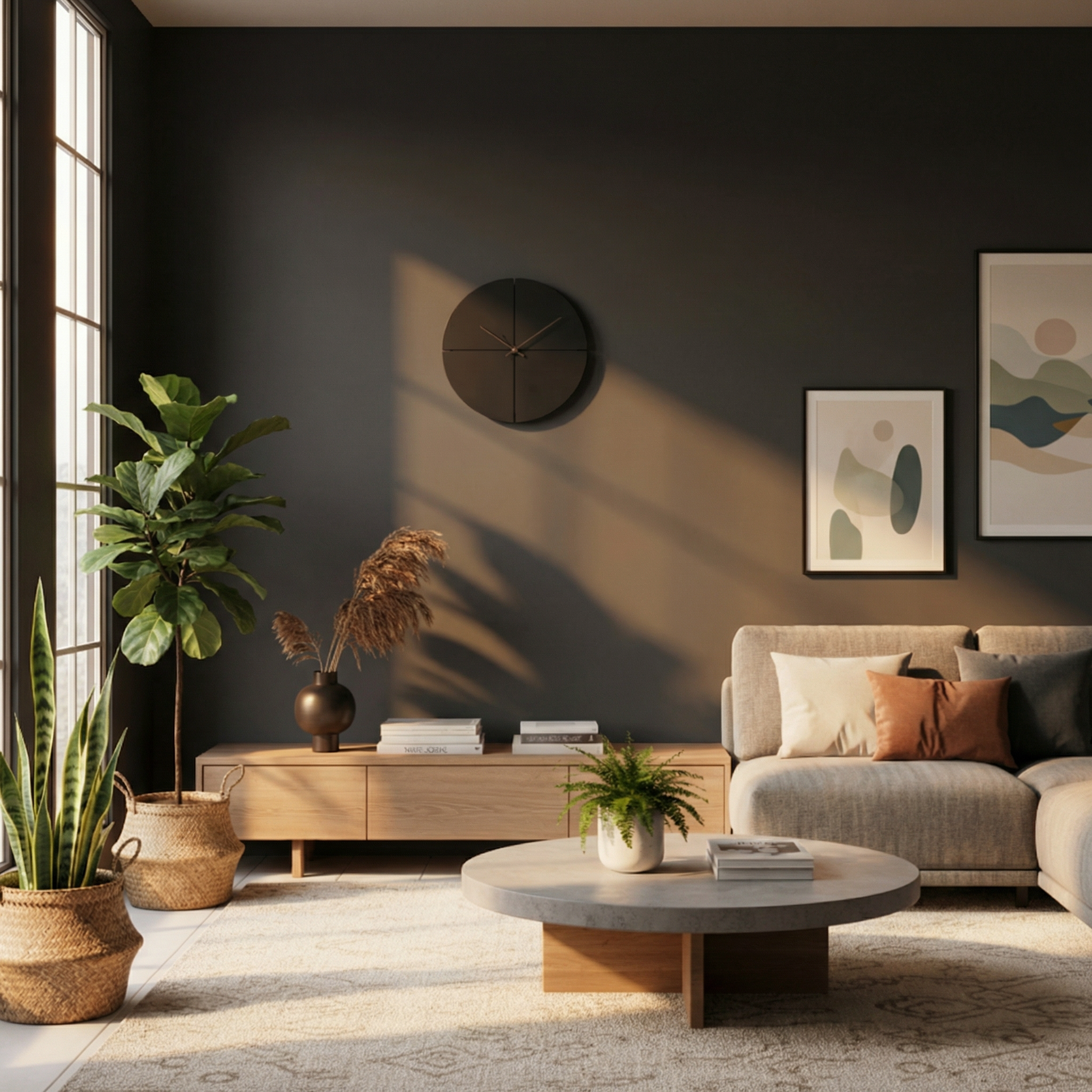 Horloge Murale Arramon – Design en Bois Naturel