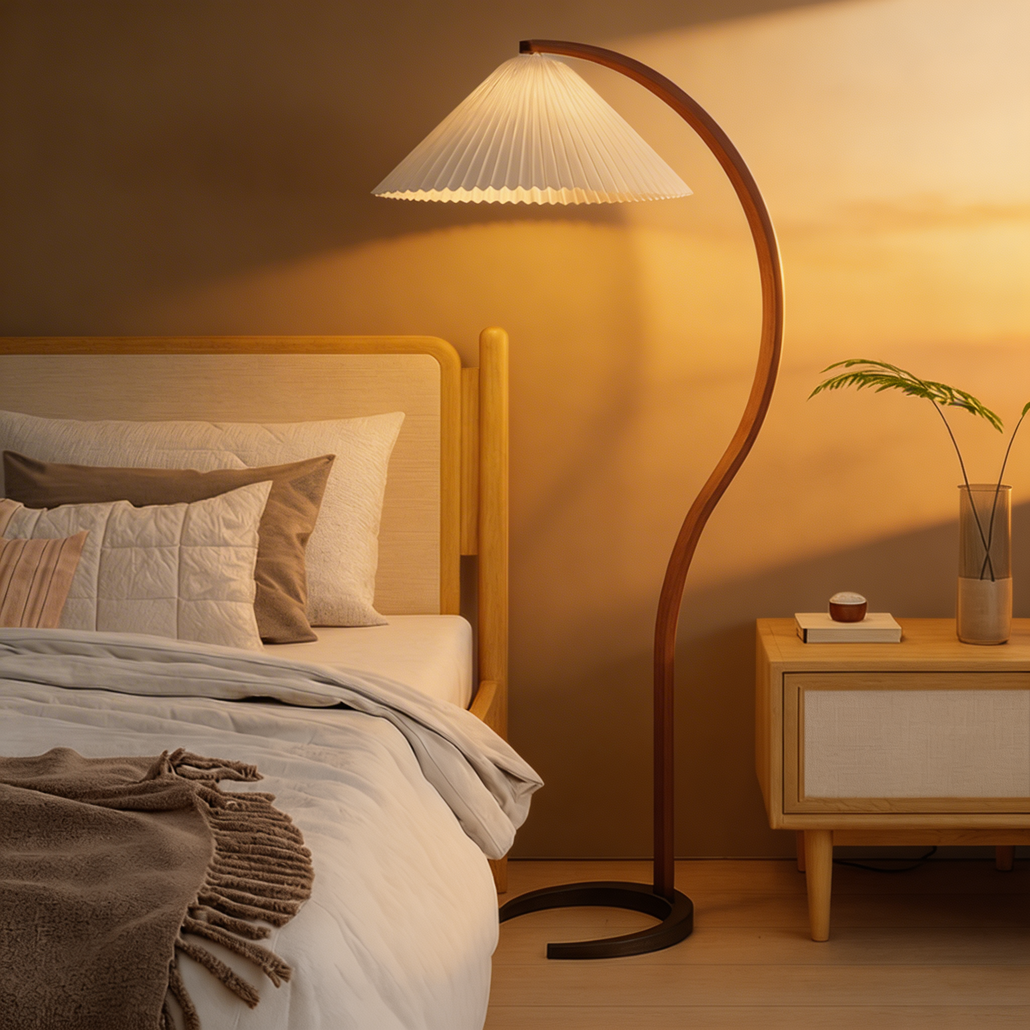 Lampe de sol Caprani – Design scandinave