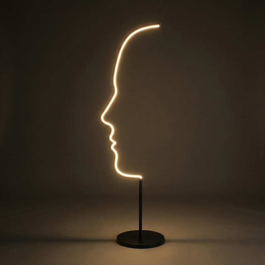 Lampe de sol Sculpturale – Design Contemporain