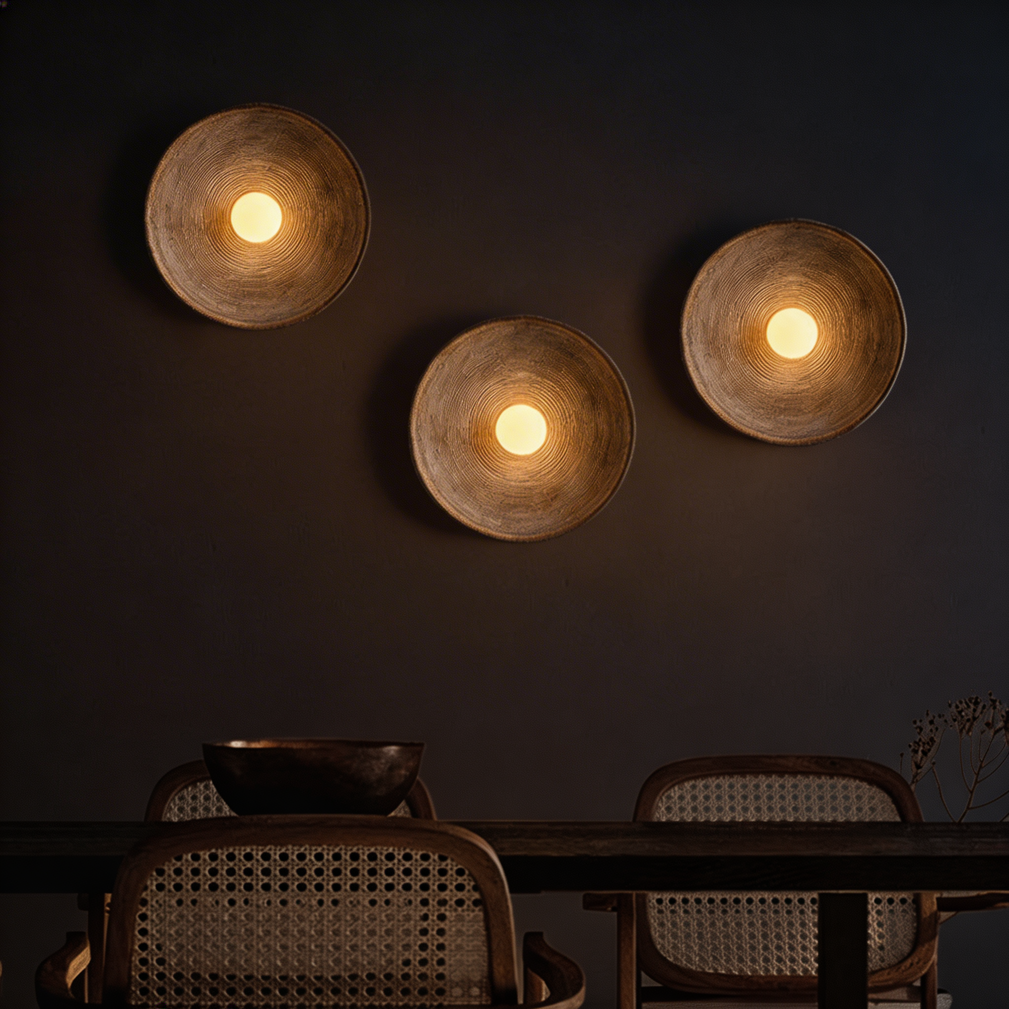 Applique Murale Japonaise – Design Minimaliste en Bois