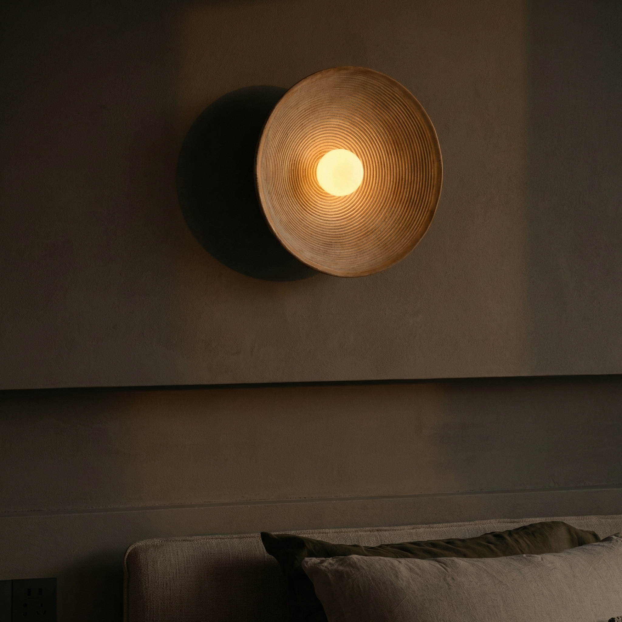 Applique Murale Japonaise – Design Minimaliste en Bois