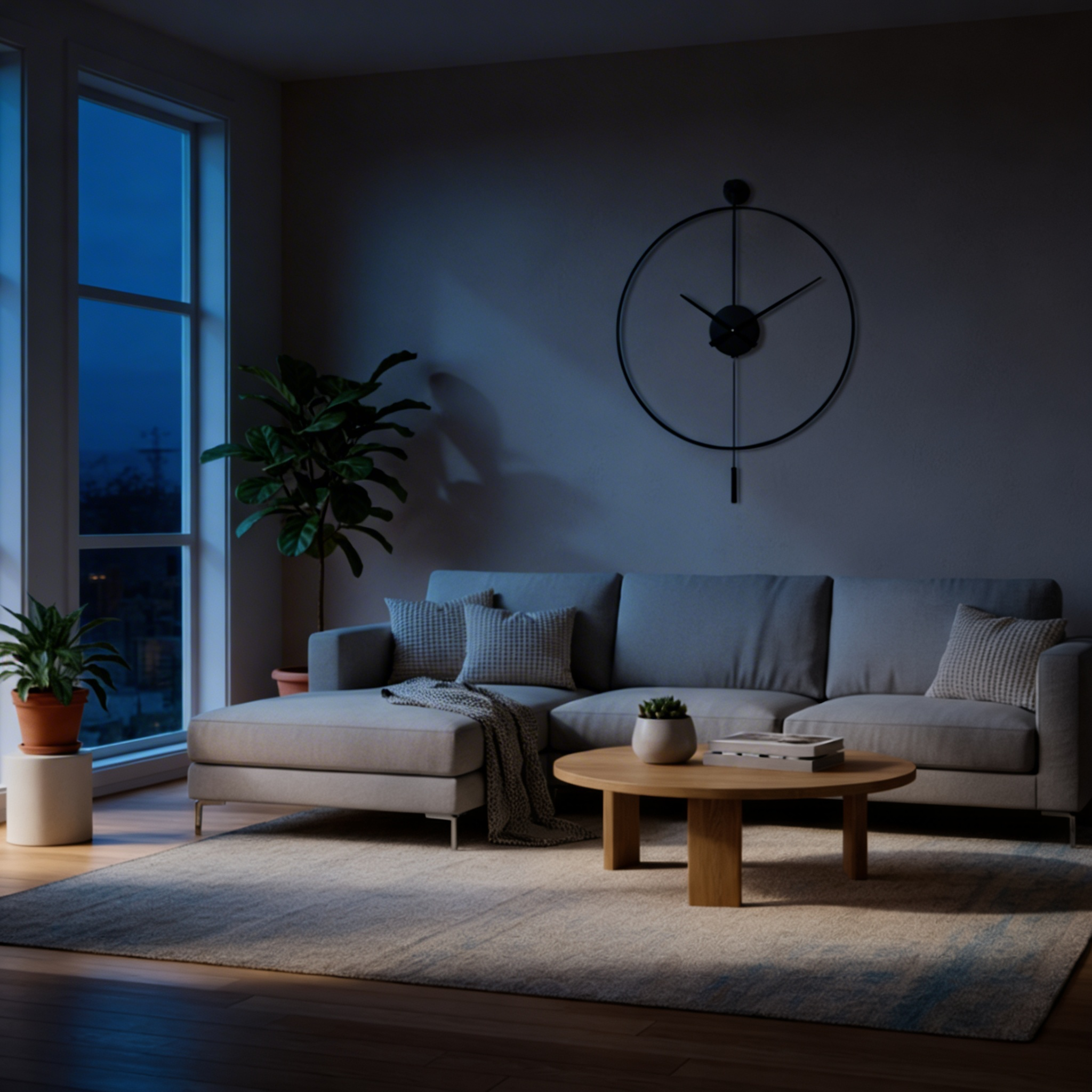 Horloge Murale Silencieuse Grande – Design Classique avec Pendule