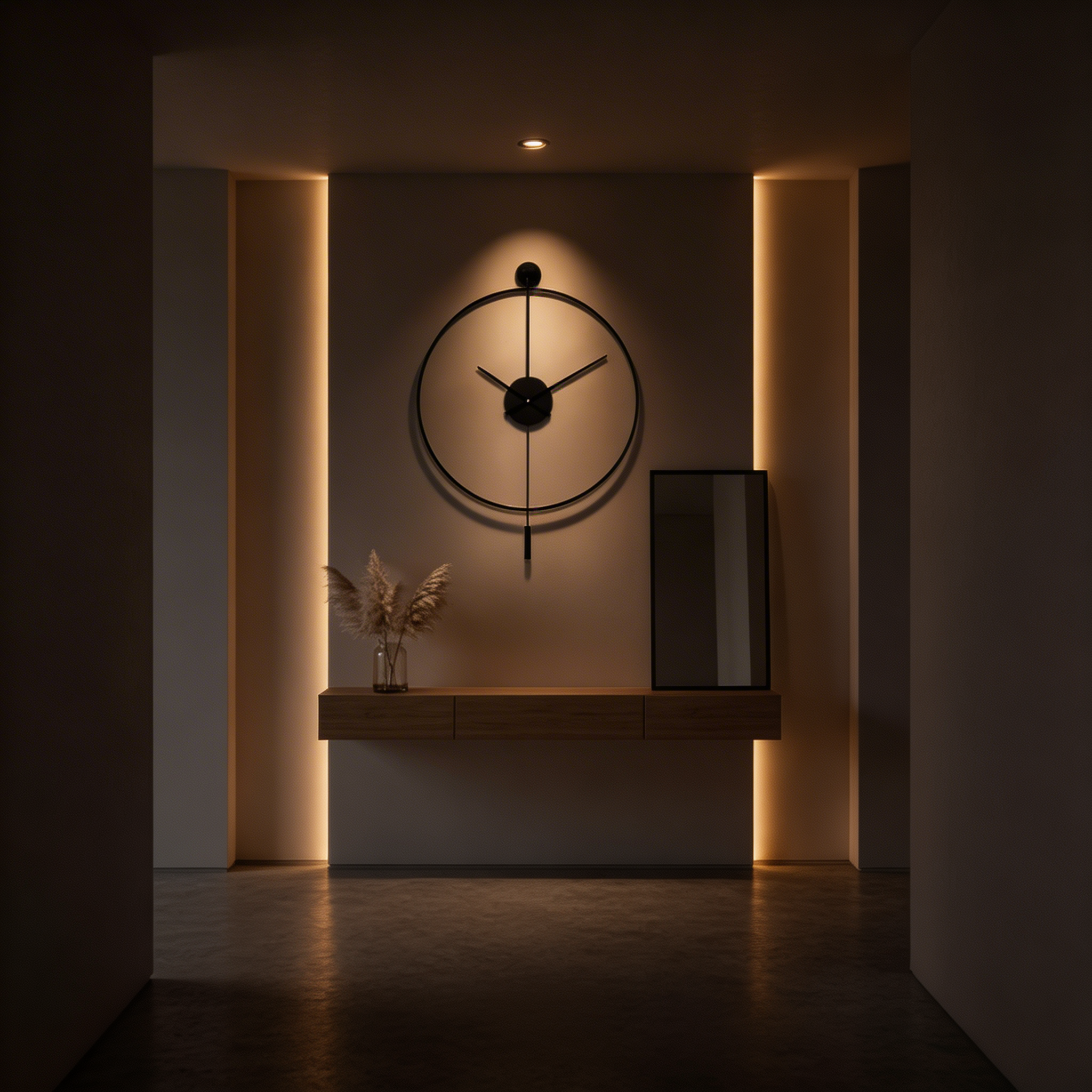 Horloge Murale Silencieuse Grande – Design Classique avec Pendule