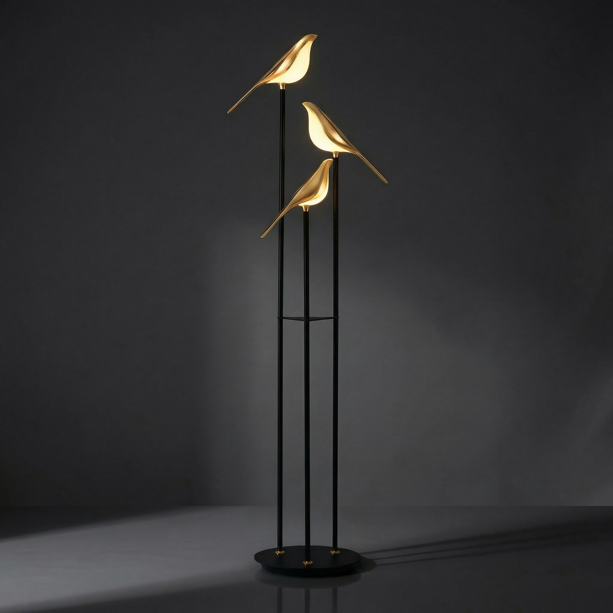 Lampe sur pied MrBird – Design sculptural contemporain