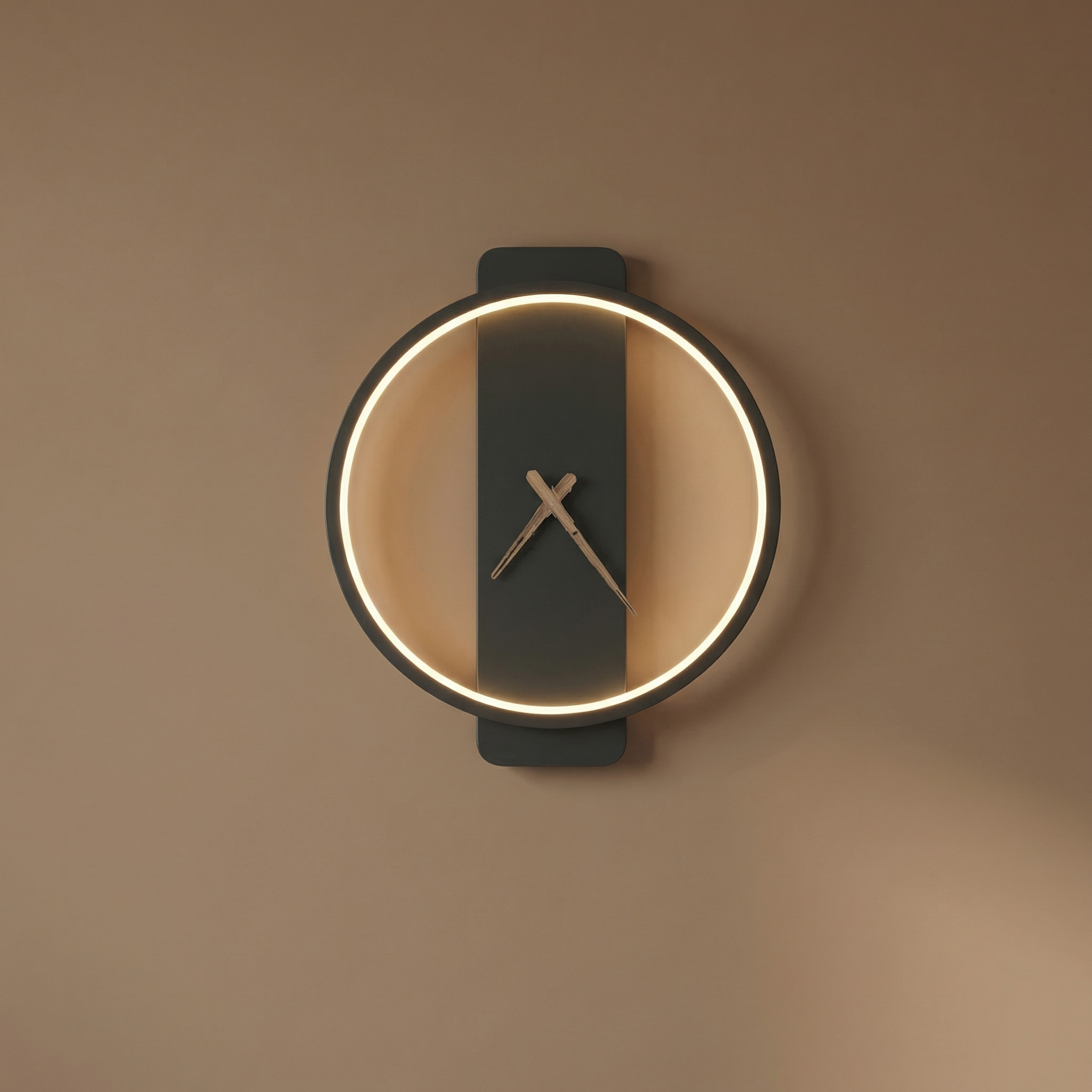 Horloge Murale LED Sussy avec Éclairage – Design 2-en-1