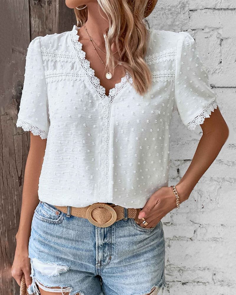 Sophie | V-Ausschnitt-Bluse Für Damen