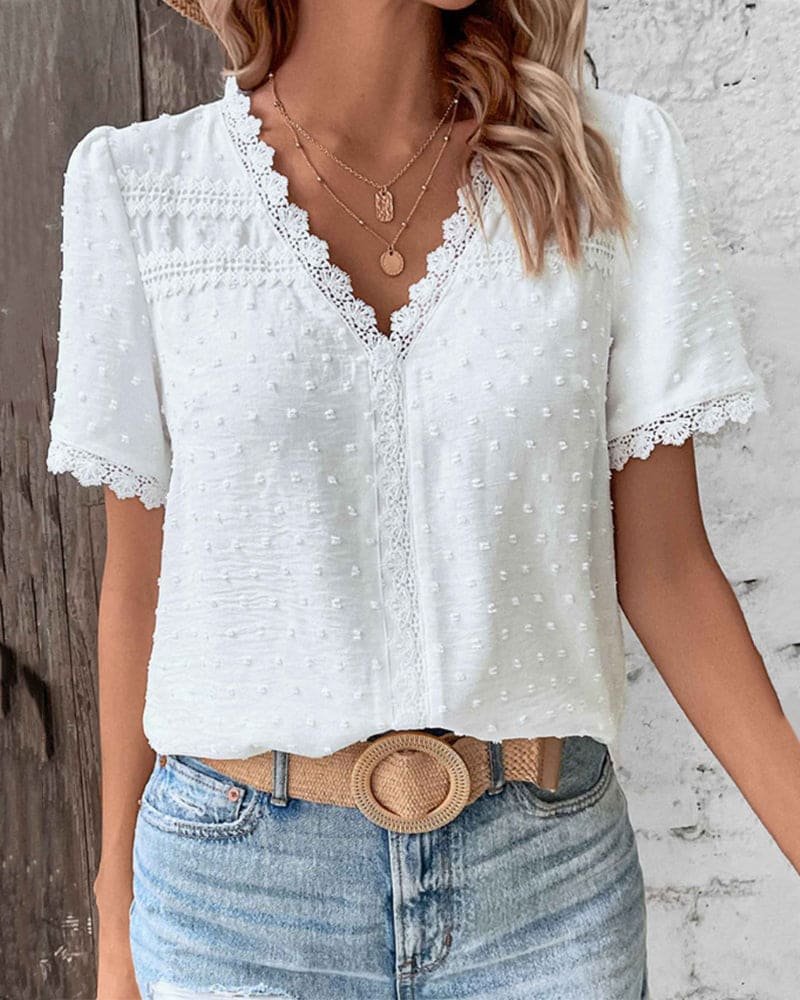 Sophie | V-Ausschnitt-Bluse Für Damen