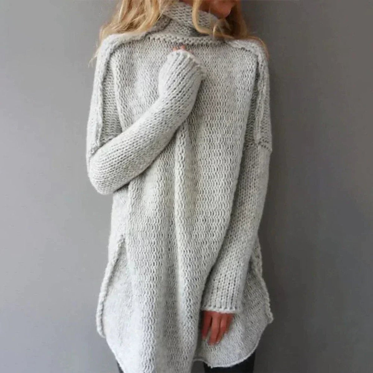 Clara | Oversize-Rollkragenpullover