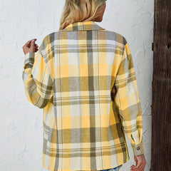 Eva | Kariertes Flanell-Cardiganhemd
