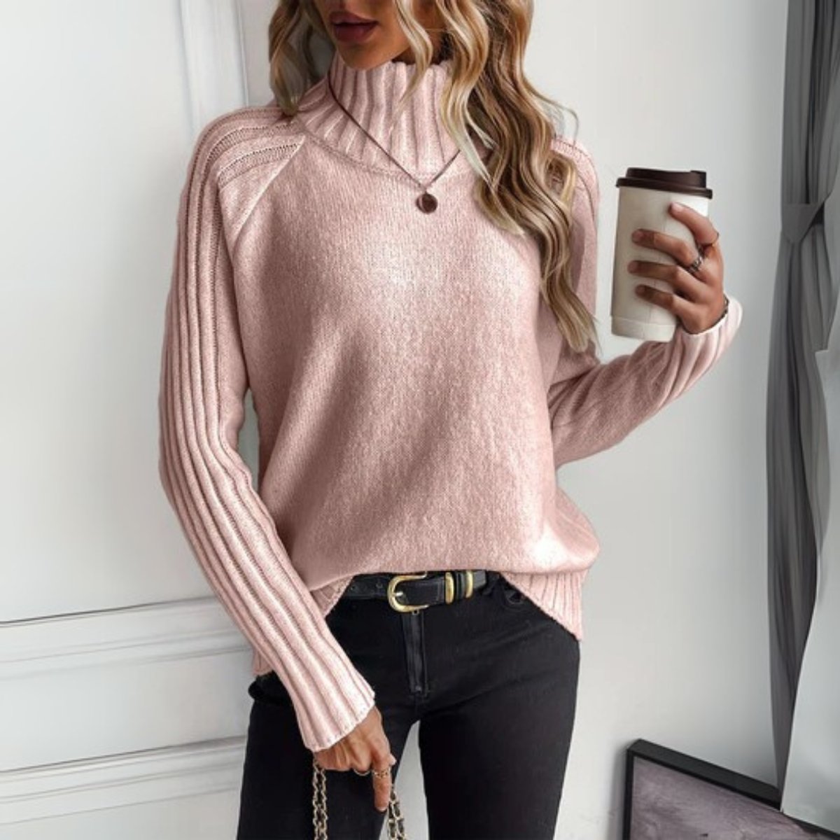 Viviene | Enspannter Rollkragenpullover