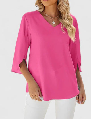 Emilia | Chiffonbluse mit Rüschen für Damen