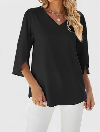 Emilia | Chiffonbluse mit Rüschen für Damen