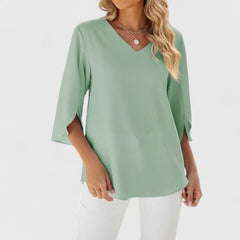 Emilia | Chiffonbluse mit Rüschen für Damen